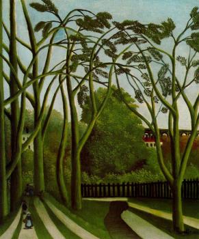 Henri Rousseau : Spring in the Bievre Valley